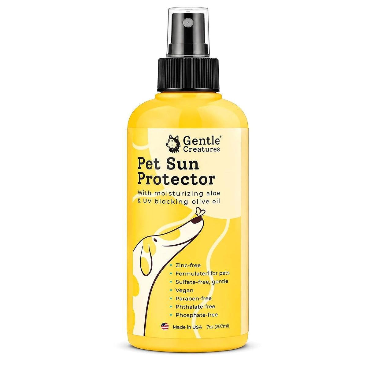Dog Sunscreen SPF 30, No Zinc Oxide, Safe for Dogs & Cats